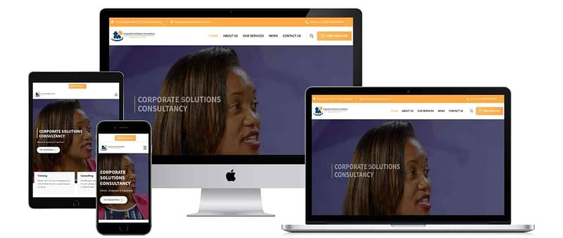corporate solutions consultancy - clarity media website client